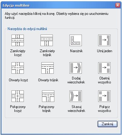 ZwCAD multilinie