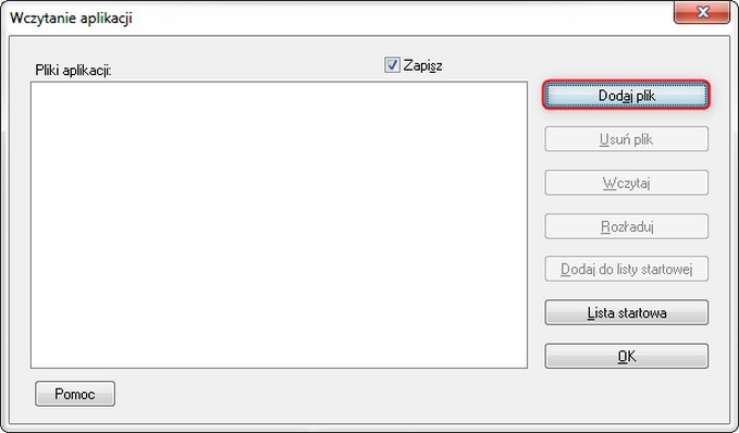 Wczytanie aplikacji w ZWCAD - Dodajemy plik do wczytania